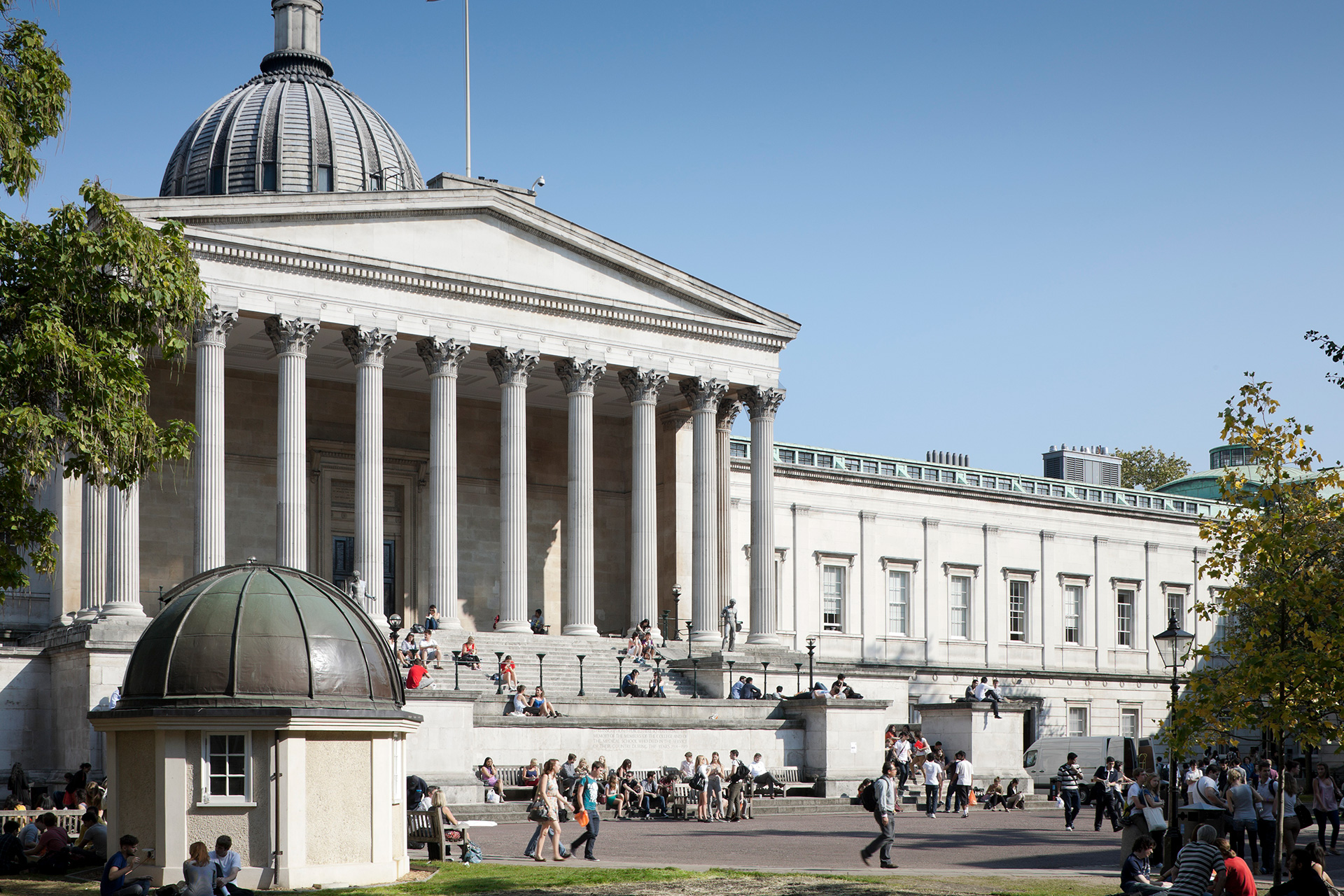 The Wilkins Building, University College London, on Gower Street, Bloomsbury. Photo credit: UCL