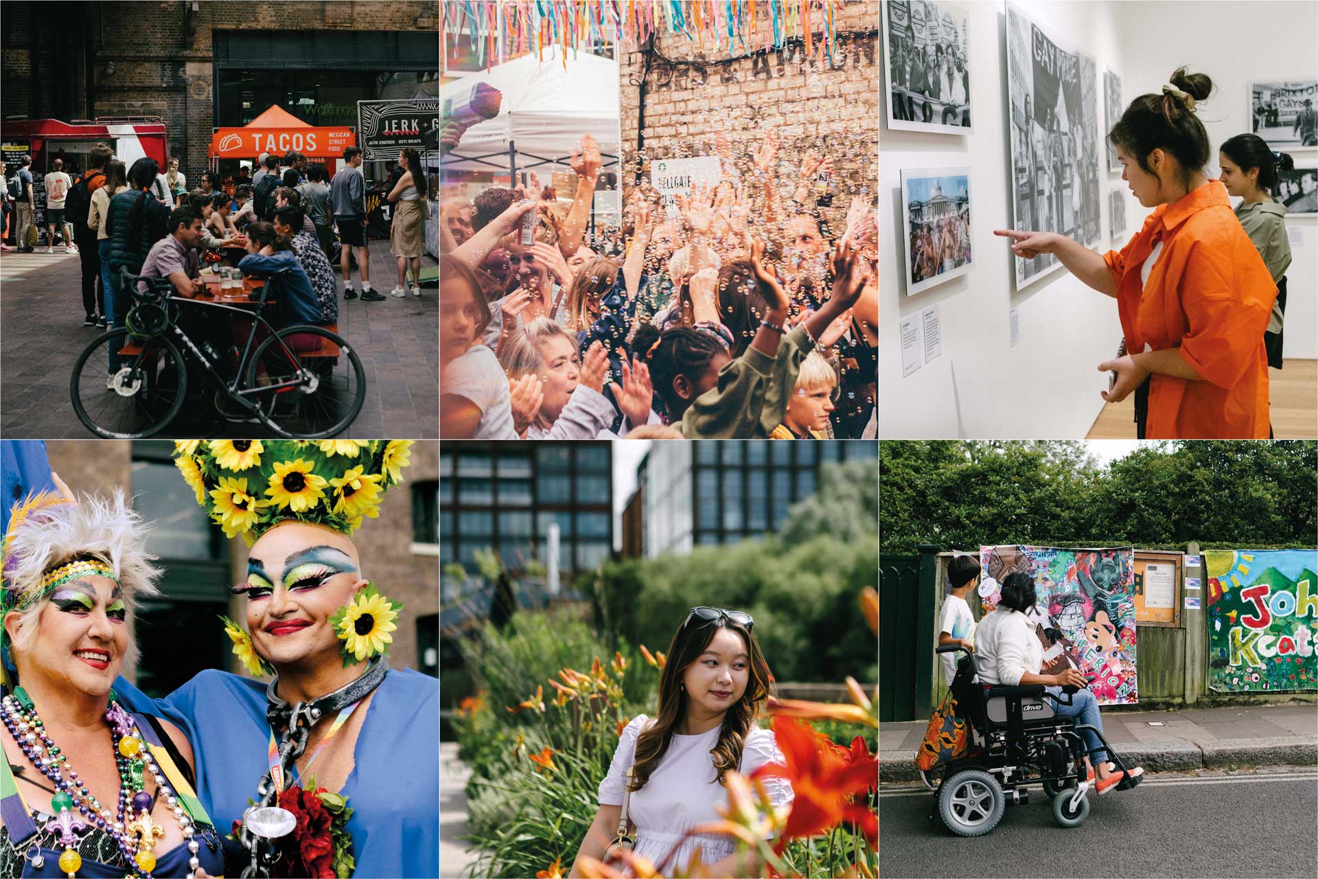 People enjoying cultural experiences in Camden