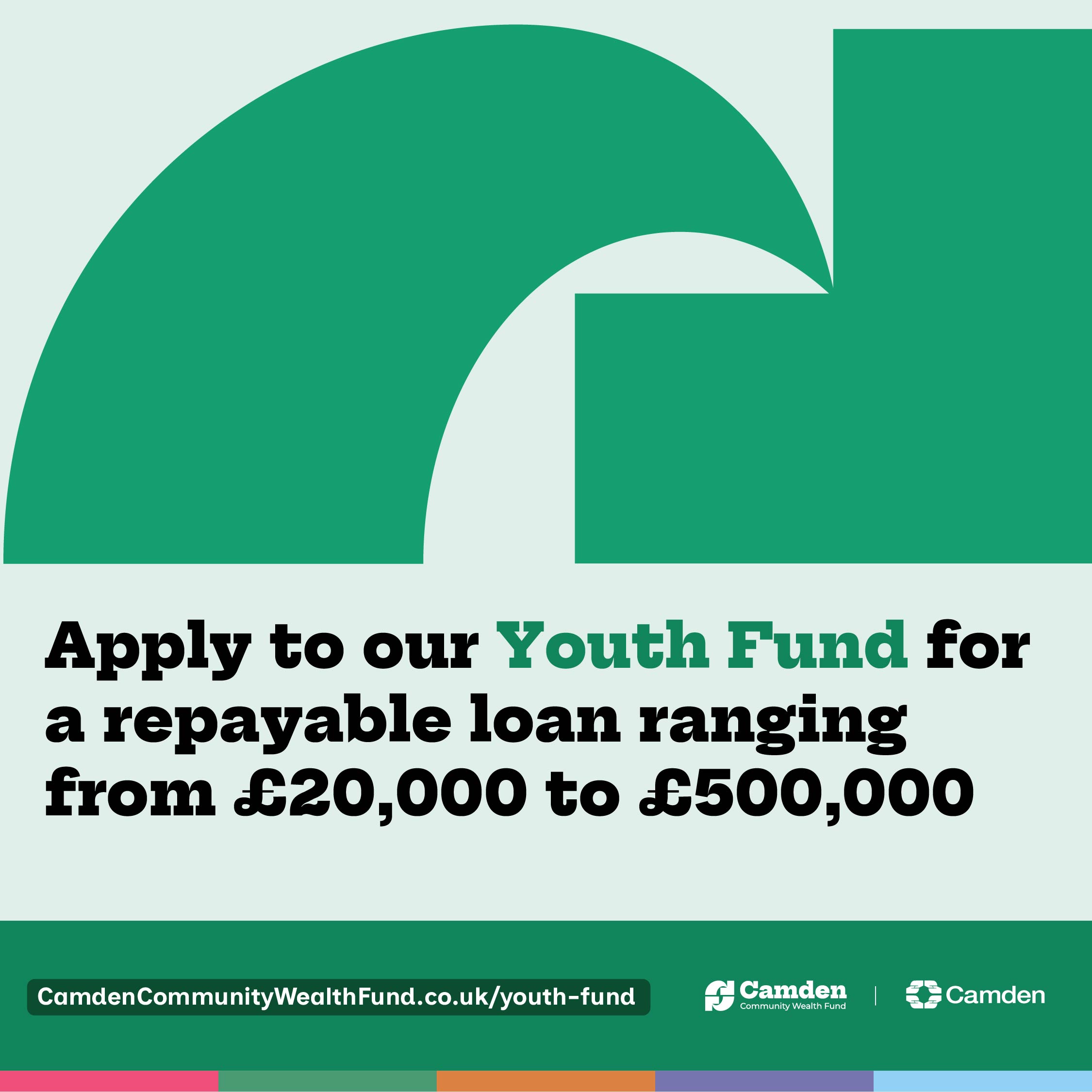 Apply to our youth fund for a repayable loan ranging from £20,000 to £50,000